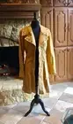 “BRADLEY BY BRADLEY BAYOU” YELLOW SUEDE TRENCH COAT W/GROMMET DETAIL FABULOUS!!!