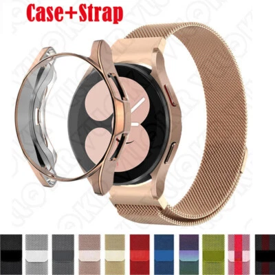 Milanese Watch Band Strap + Case Cover For Samsung Galaxy Watch 6 5 4 40/44mm