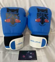 Kids Boxing Gloves for Boys, Boxing Gloves 6 oz New Blue