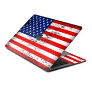 Skin Decal Wrap for MacBook Pro 13" Retina Touch american flag distressed