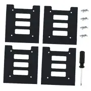 4pcs SSD Bracket 2.5 to 3.5 Adapter SSD HDD Hard Disk Drive Bays Holder Metal