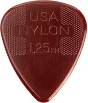 Jim Dunlop Nylon Standard 1.25mm Guitar Picks-72 Pack (44R125)