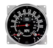 Speedhut 5-1/2" CJ Jeep GPS Speedometer Cluster 90mph - CJ5, CJ7, CJ8