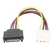Universal Sata Power Cable Big 4pin To 15pin Power Cord for for Gamers Computer