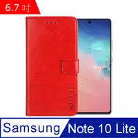 在飛比找PChome24h購物優惠-IN7 瘋馬紋 Samsung Note 10 Lite (