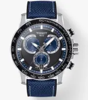 TISSOT Supersport CHRONO 45.5MM Blue Textile Men's Watch T1256171705103