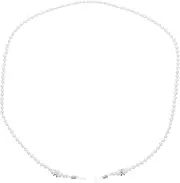 [TOKIDNY] Pearl Glasses Chain Necklaces Pearl Eyeglass Chain Women's Eyewear Chain Mask Necklace Beaded Eyeglass Cord ' Eyeglass Accessory Beaded Eyewear Chain Plastic White