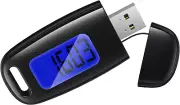AMIR 3D Walking Pedometer with LED Backlight, Portable Sports Step Counter wi...