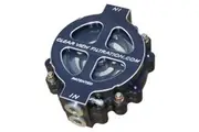 6" Hi-Flow See Through Oil Filter Black Anodised-12AN 115 Micron Element