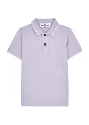 Stone Island Kids Stretch-cotton Polo Shirt (2-4 Years) - Lilac - 2 Years 2 years