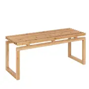 Modern Home Living Quality BALI Bench 100cm(W) x 37.5cm(D) x 44cm(H) - Natural