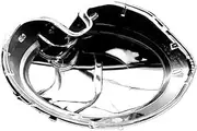 CLZCNQLX Car Headlamp Cover Headlight Lens Glass Cover Lampshade Bright Shell Lens Covers Compatible for Mini R56 Cooper 2007-2013(1pc Left Side)