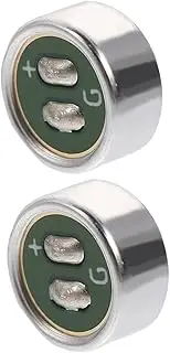 Yardwe 2Pcs Omnidirectional Condenser Mic Cores Interference Microphone Replacement for Recording for High End Conferences Interviews Stage Performances