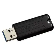 Verbatim 64Gb Pinstripe Usb 3.2 Gen 1 Flash Drive Retractable Thumb Dr Personal
