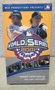 MLB World Series - 2001 (VHS, 2001) Arizona Diamondbacks vs New York Yankees NEW