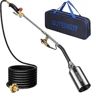 Propane Torch Weed Burner Kit,Weed Torch 800,000 BTU Blow Torch with 10 FT Hose for Flame Weeding,Roofing, Melting Ice Snow