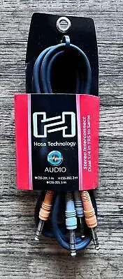 Hosa CSS-202 Stereo Interconnect Dual 1/4" TRS to Same