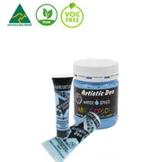 Metallic Pearlescent Fabric Paint Non-Toxic Formula for Easy Application - Blue