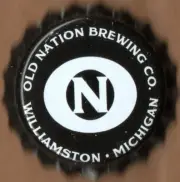 USA Plastic Lined Beer Crown Bottle Cap: Old Nation Brewing