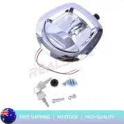Chrome Power Operate Central Locking Handle Whale Tail Lock Recessed Folding AU