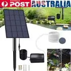 Solar Powered Oxygenator Aerator Air Pump Oxygen for Outdoor Pond Fish Tank