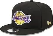 New Era NBA Black 9FIFTY Adjustable Snapback Hat Cap One Size Fits All