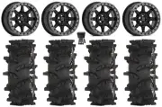 Valor V13 Bdlk 15" Wheels Bk 32" Outlaw Max Tires UForce U10 Pro / U10 XL Pro