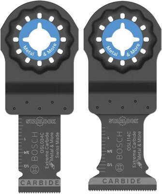Bosch OSL002C Starlock Oscillating Multi-Tool Accessory Blade Set (2 Piece)