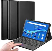 TouchPad Keyboard Case for Lenovo Tab M10 Plus 10.3 Inch FHD Tablet (TB-X606F / TB-X606X), Magnetically Wireless Detachable Bluetooth Keyboard for Lenovo M10 FHD Plus 10.3", Black