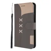 Fabric Stitching Embroidery Horizontal Flip Leather Case With Holder & Card Slots & Wallet for Huawei Mate 20 Pro(Grey)