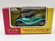 NIB Matchbox Models Of Yesteryear Y-14 1911 MAXWELL ROADSTER Fair Condition