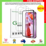 3 Pack for Google Pixel 9 Pro XL 2024 Screen Protector Tempered Glass Ultrasonic