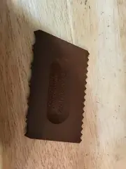 Tupperware Cake Decorator Gadget Serrated Spreader Spatula Brown Vtg