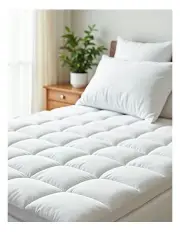 [Royal Comfort] Duck Feather and Down Mattress Topper 1800GSM Pillowtop Underlay in White