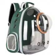 Carrying Travel Bag Breathable Space Capsule Transparent Pet Carrier Bag Green