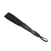 Camera Wrist Strap, Soft Adjustable Cord Rope Hand Grip with Buckle, Black