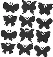 BCOATH Decorative Butterfly Scratch Paper Art for DIY Crafts Unique Interactive Experience Creative Bookmarks for Parties