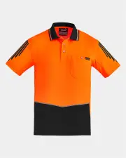 Syzmik Hi Vis Flux Short Sleeve Polo