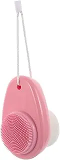 Gogogmee Face Brush Face Washing Tools Manual Facial Cleansing Brush Silicone Brush for Face Facial Cleansing Brush for Women Face Cleaning Brush Facial Dry Brush Pink Silica Gel