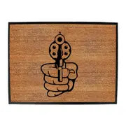 Pointed At You - Funny Novelty Doormat Man Cave Floor mat