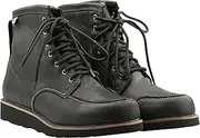 Highway 21 Journeyman Men's Street Motorcycle Boots Full Grain Leather Waterproof