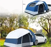 Car Side Tent, Rear Gate, SUV Tent, Mosquito Repellent, Self-Driving Tour, Sleeping in Car, 150D Polyester Oxford Fabric, PU2000, Travel, Waterproof Tent, Picnic