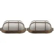 2 Count Sauna Light Dust-proof and Explosion-proof Lamps Work Lighting Lights