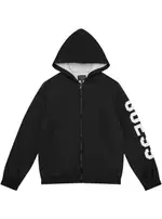 GUESS Black Nylon Hooded Jacket Size: 16, Polyamide