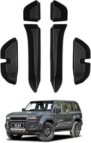 X-CAR Car Door Side Storage Box Tray for Toyota Prado 250 Series 2024-2025 Organizer Accessories Front and Rear Row Set of 6