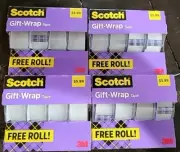 Scotch Tape Lot Of 4 (4 Count Each Pack)