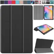 For Samsung Galaxy Tab S6 Lite 10.4 P610 Leather Smart Case Cover With Pen Slot