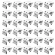 50 Pcs Lantern Hook Gutter Light Hangers Christmas Clips for outside Gutters