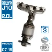 J10 NISSAN Dualis 2.0L Manifold Catalytic Cat Converter SCPMCV121