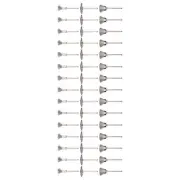 45x Polish Steel Wire Brushes Silver Wheel Cup Pen Brush Set For Cleaning Grindi